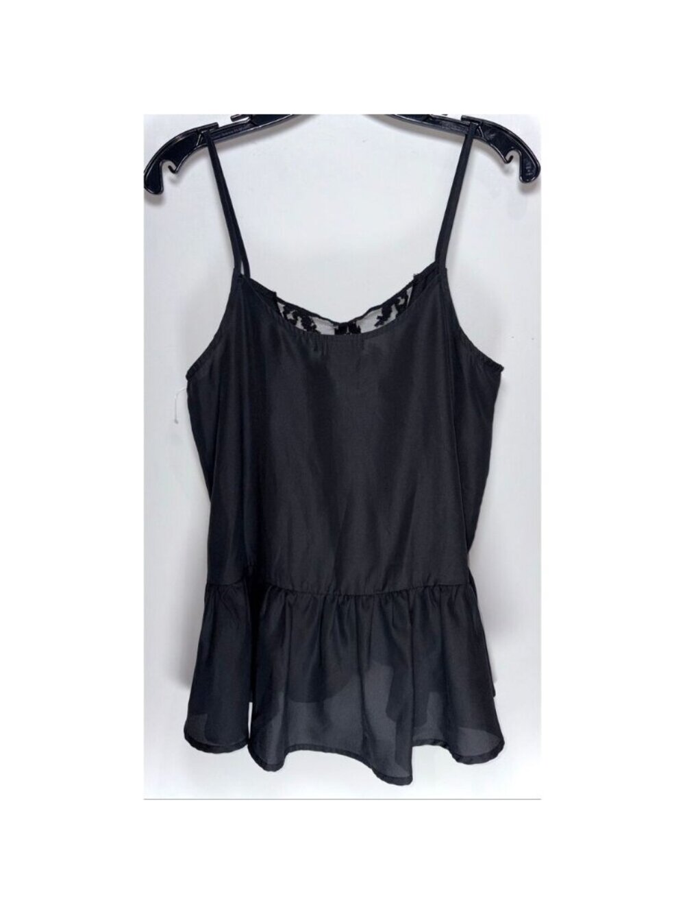Black dressy tank top size large - Picture 2 of 2